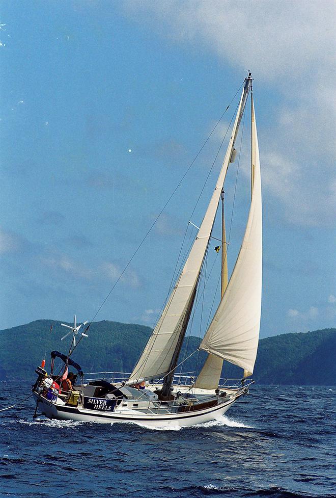 Tradewind 35, one of 13 traditional long keeled production yachts, type-approved for the Race © Barry Pickthall